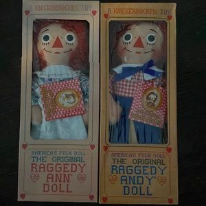 Vintage Knickerbocker Raggedy Ann and Andy